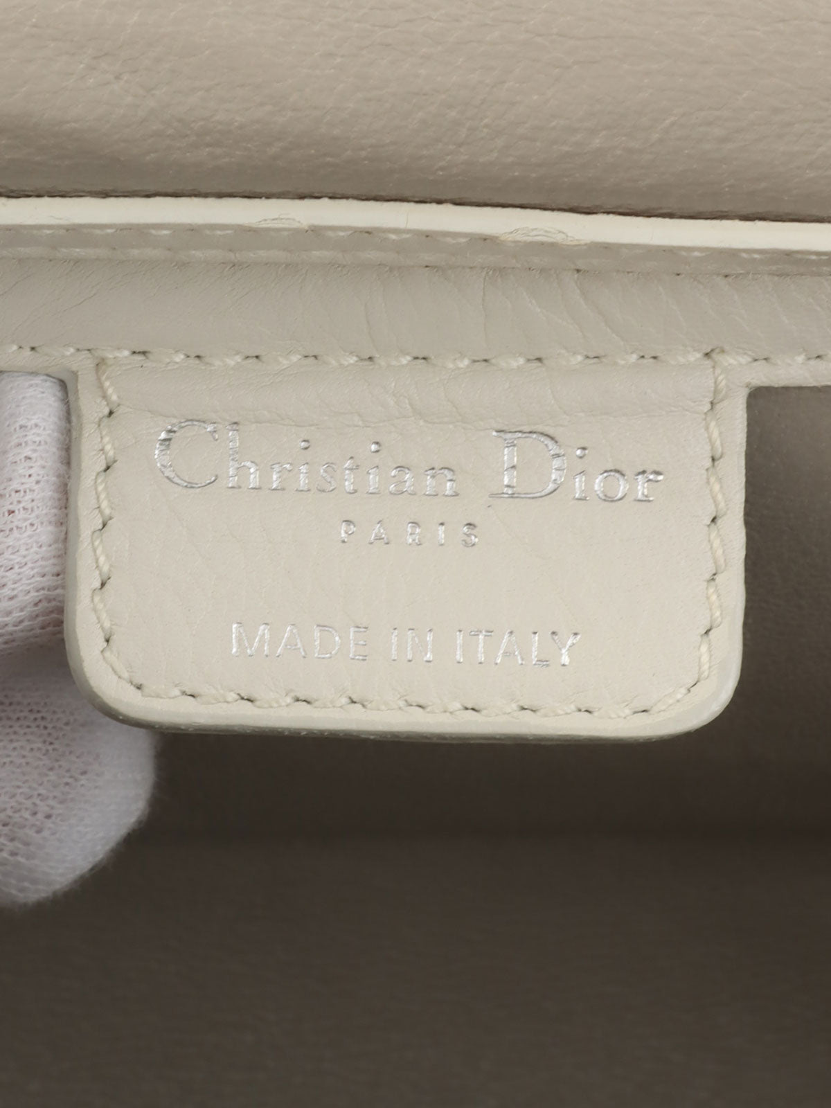 My Dior Frame Satchel Bag in White