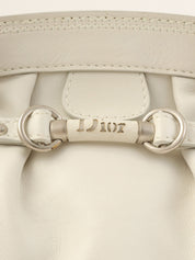 我的 Dior Frame 白色手提包