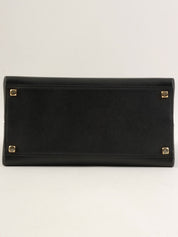 Saffiano Gancini 餐盘两用袋，黑色