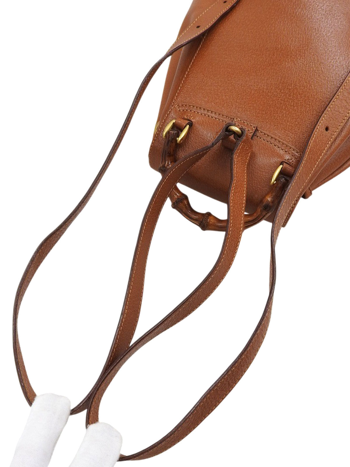 Bamboo Backpack Mini Brown