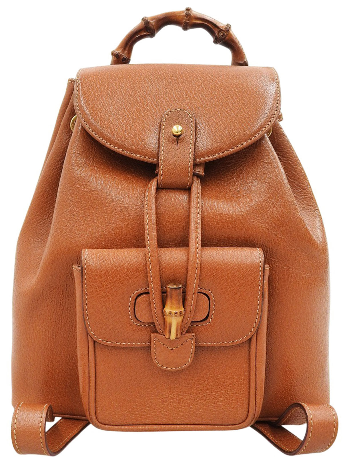 Bamboo Backpack Mini Brown