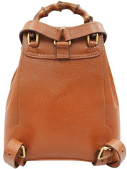 Bamboo Backpack Mini Brown