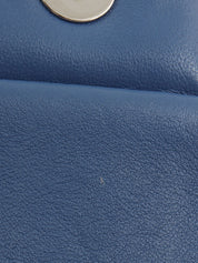 2011年頃製 ラグジュアリーCCマークフラップチェーンショルダーバッグ ブルー