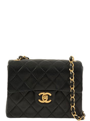 1990年頃製 クラシックフラップチェーンバッグミニ ブラック
