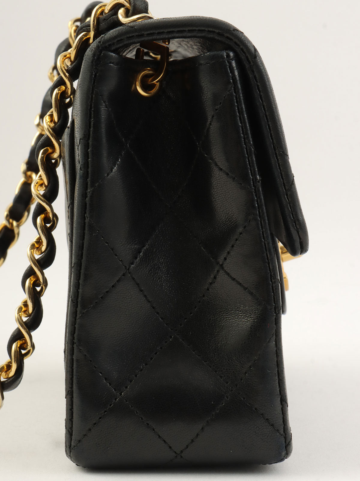 1990年頃製 クラシックフラップチェーンバッグミニ ブラック