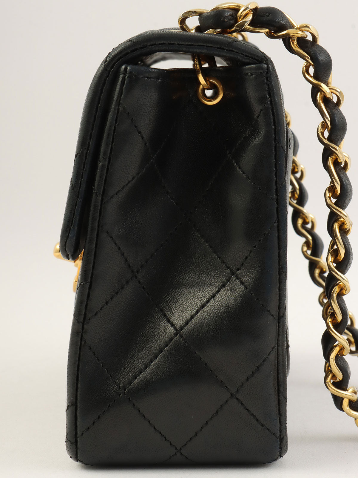 1990年頃製 クラシックフラップチェーンバッグミニ ブラック