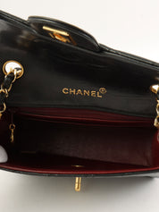 1990年頃製 クラシックフラップチェーンバッグミニ ブラック