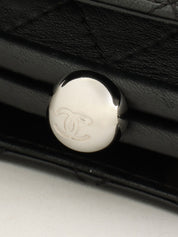 2015 Circa Black Clasp Chain Shoulder Bag