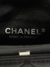 2015 Circa Black Clasp Chain Shoulder Bag