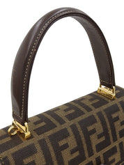 FF Zucca图案两用手提包 棕色