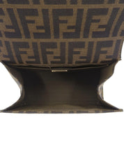 FF Zucca图案两用手提包 棕色