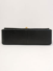 1990年頃製 ダイアナフラップチェーンバッグ25cm ブラック