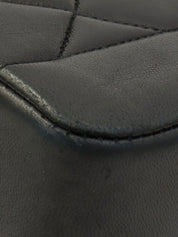 1990年頃製 ダイアナフラップチェーンバッグ25cm ブラック