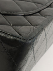 2000年頃製 クラシックフラップチェーンバッグ23cm ブラック