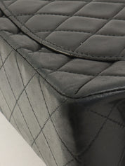 2000年頃製 クラシックフラップチェーンバッグ23cm ブラック