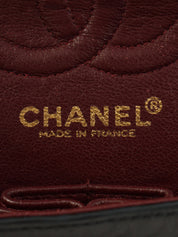 2000年頃製 クラシックフラップチェーンバッグ23cm ブラック