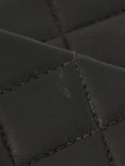 2001年頃製 クラシックフラップチェーンバッグ25cm ブラック