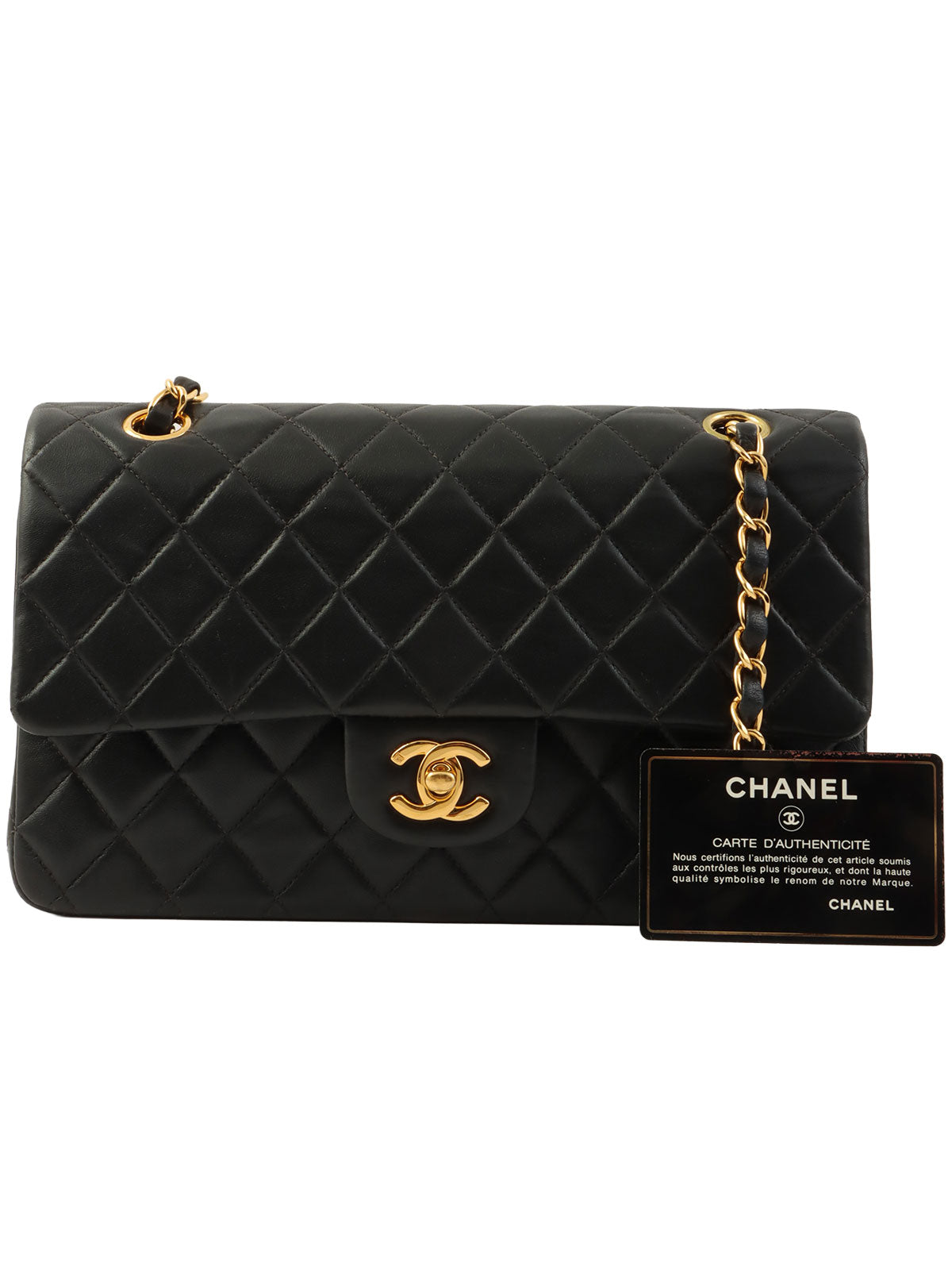 2001 Classic Flap Chain Bag 25cm Black