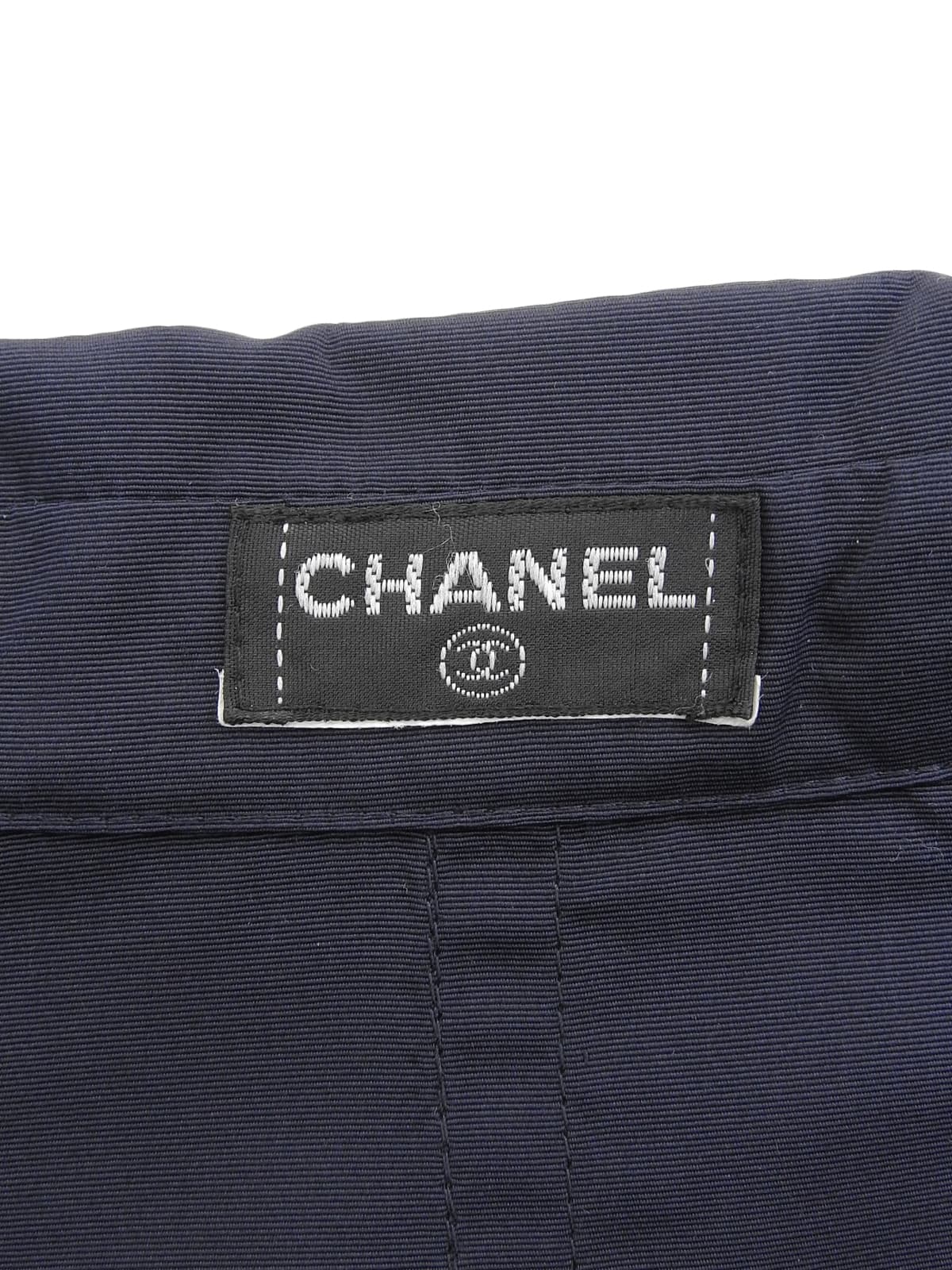 CCマークボタンスプリングコート ネイビー