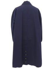 CCマークボタンスプリングコート ネイビー