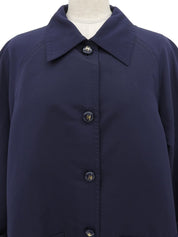 CCマークボタンスプリングコート ネイビー