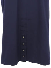 CCマークボタンスプリングコート ネイビー