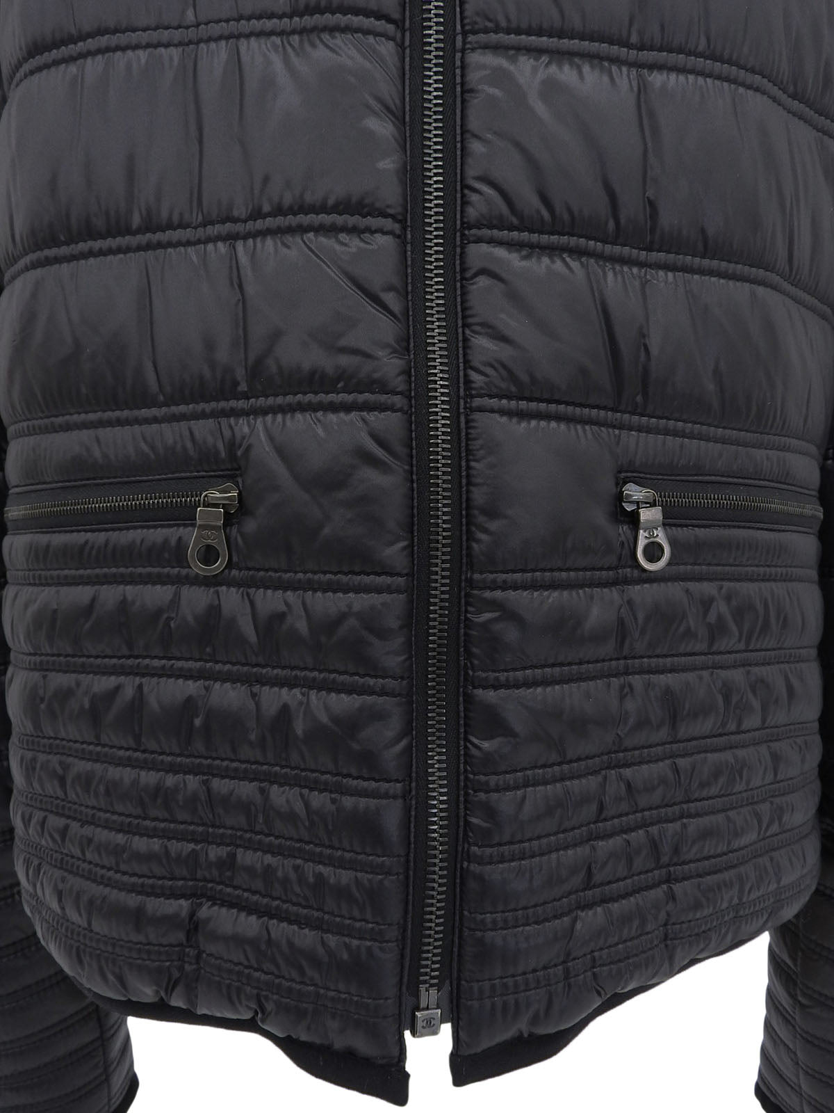 CC Mark Stitch Reversible Down Jacket Black/Blue
