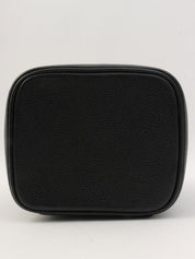 2001年頃製 キャビアスキンCCマークステッチバニティバッグ ブラック