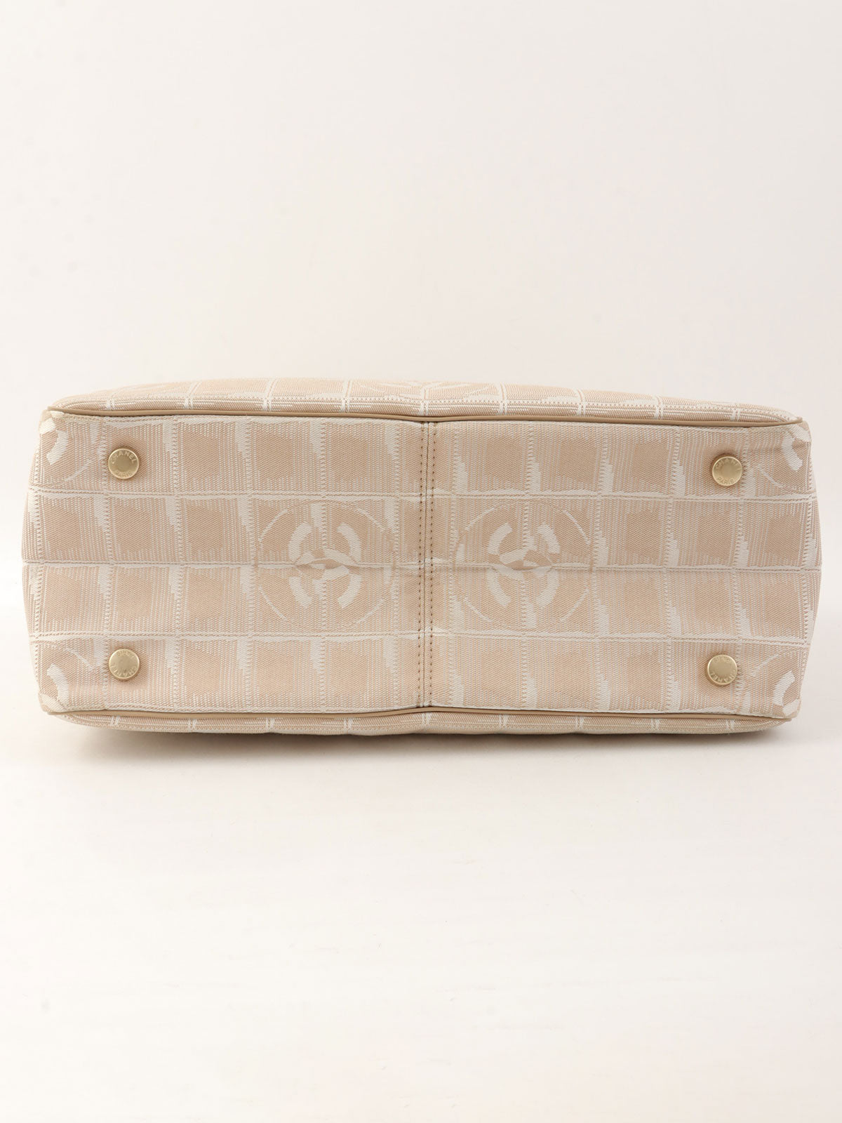 2003 New Travel Line Tote Bag, Beige