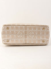 2003 New Travel Line Tote Bag, Beige