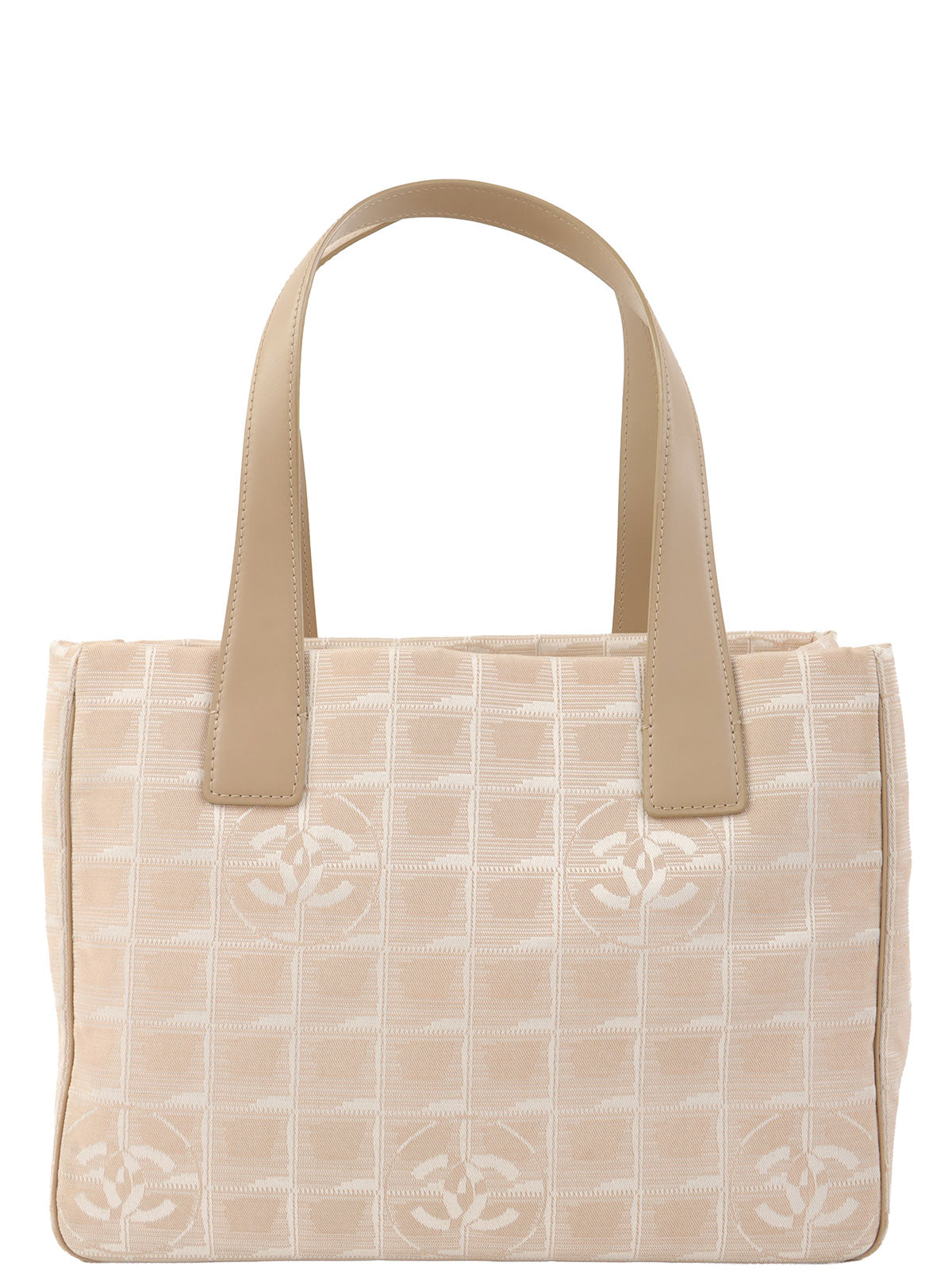 2003 New Travel Line Tote Bag, Beige