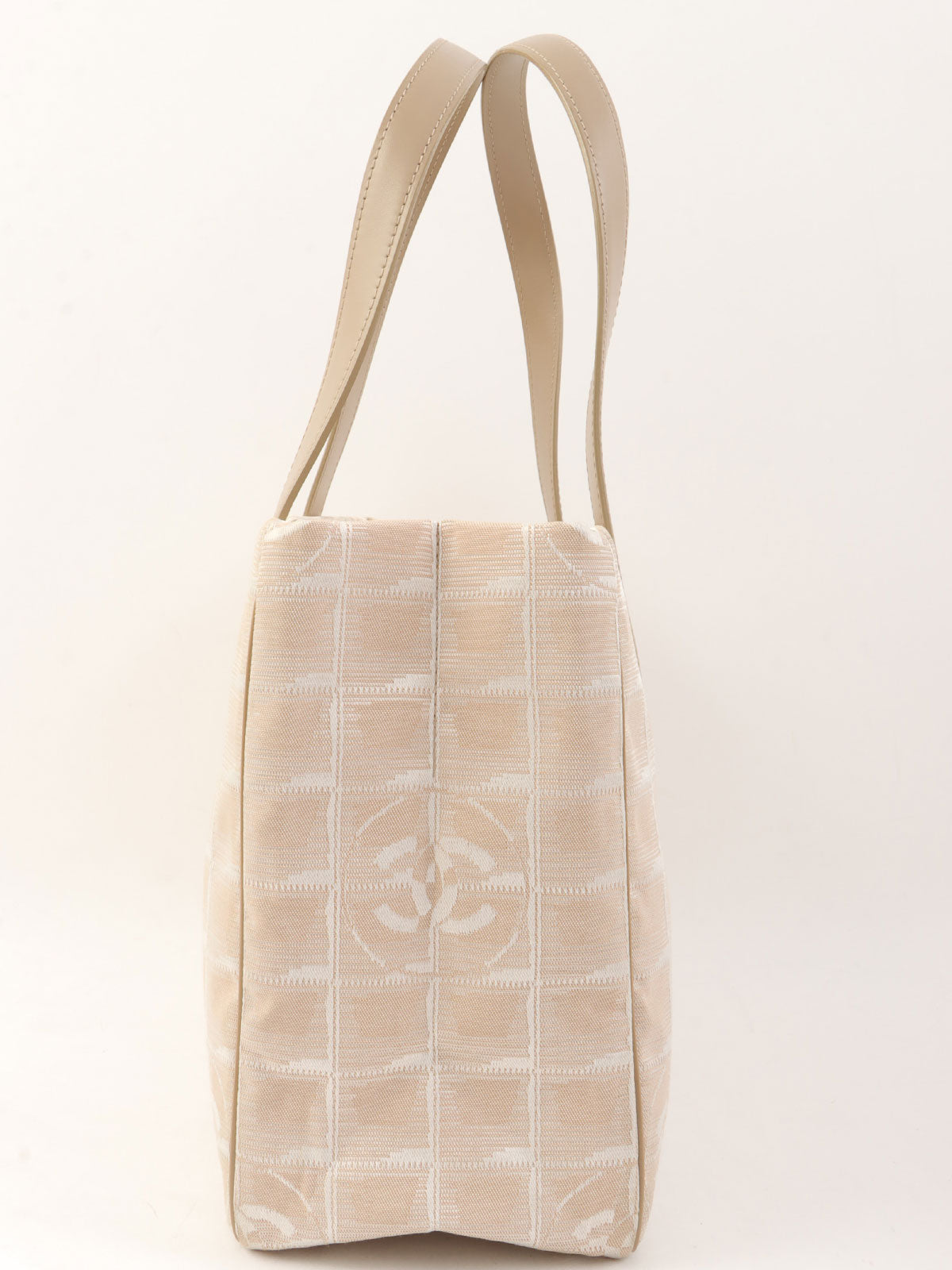 2003 New Travel Line Tote Bag, Beige