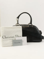 黑色Logo铭牌镶钻手柄两用包