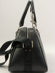 黑色Logo铭牌镶钻手柄两用包