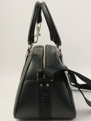 黑色Logo铭牌镶钻手柄两用包