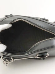 黑色Logo铭牌镶钻手柄两用包