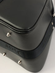 黑色Logo铭牌镶钻手柄两用包