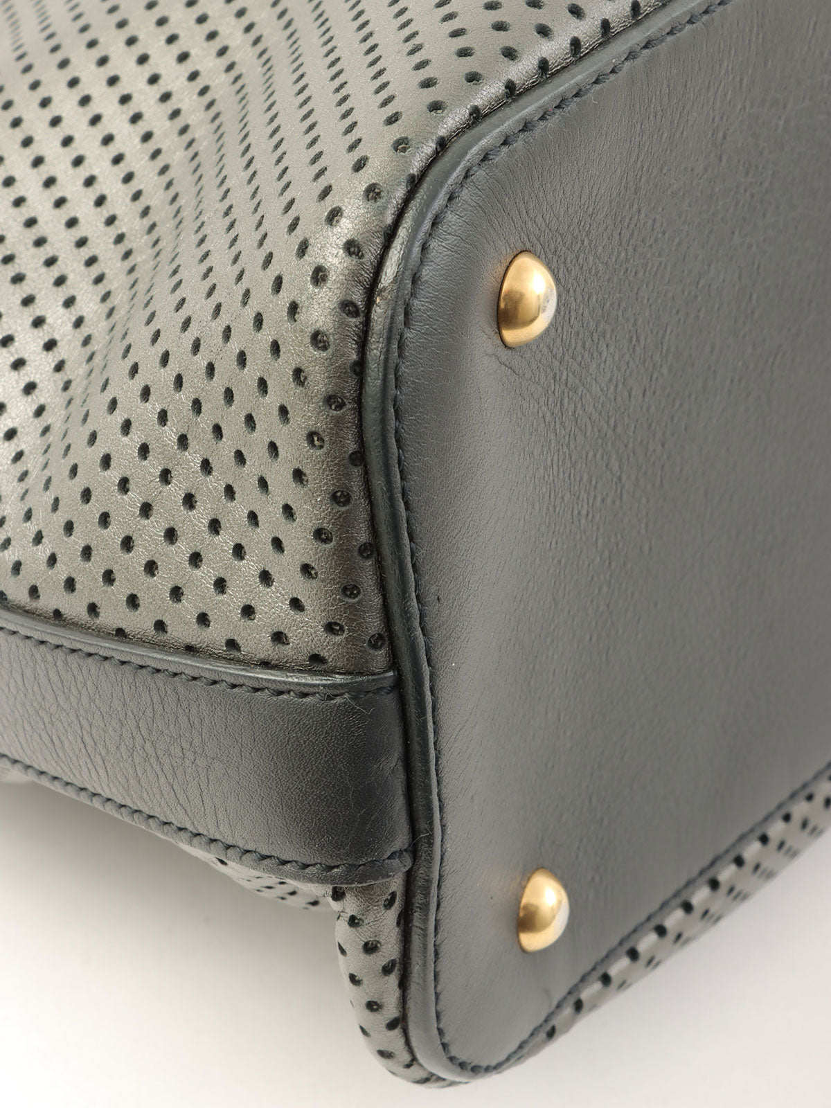 ミューズバッグ　グレー/ネイビー