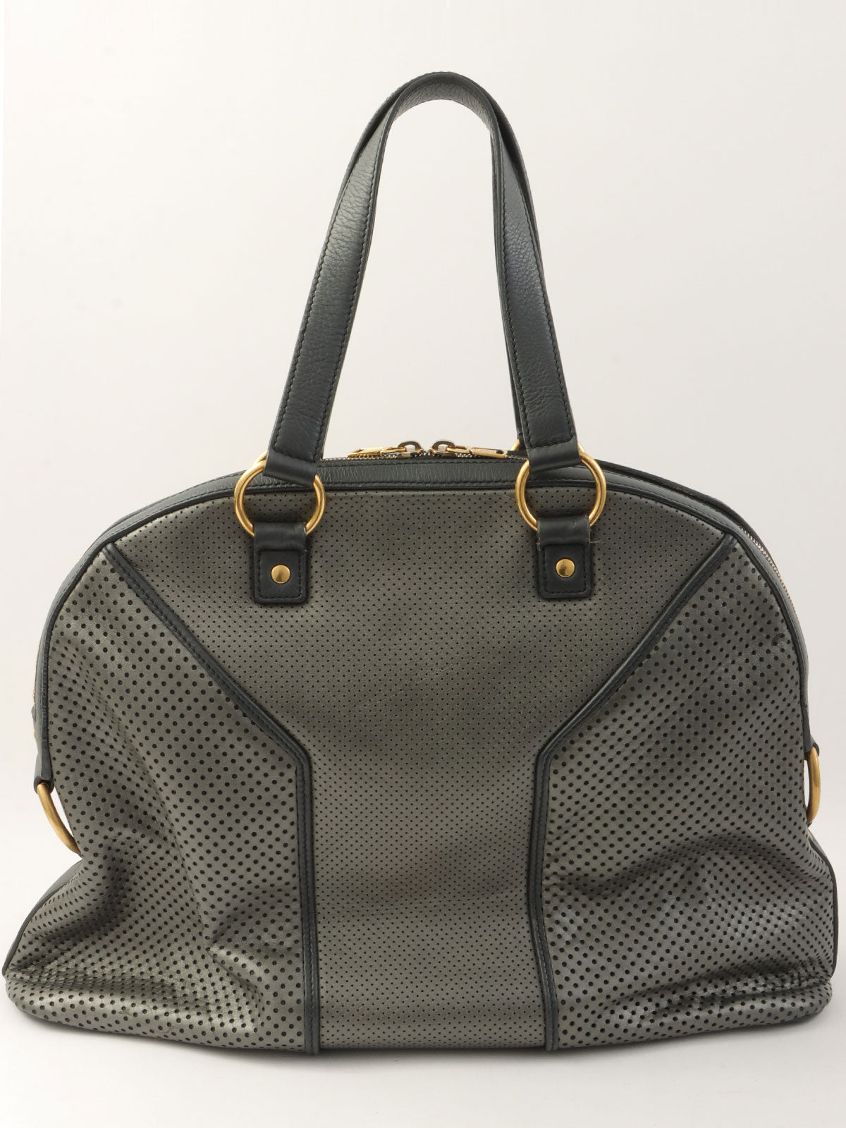 ミューズバッグ　グレー/ネイビー