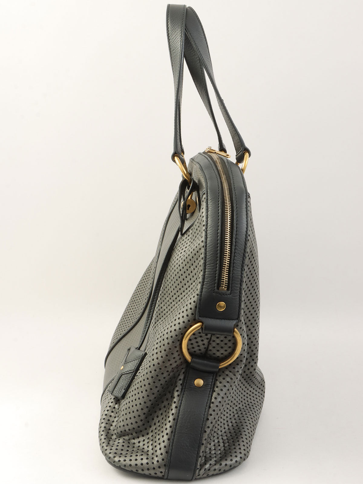 ミューズバッグ　グレー/ネイビー