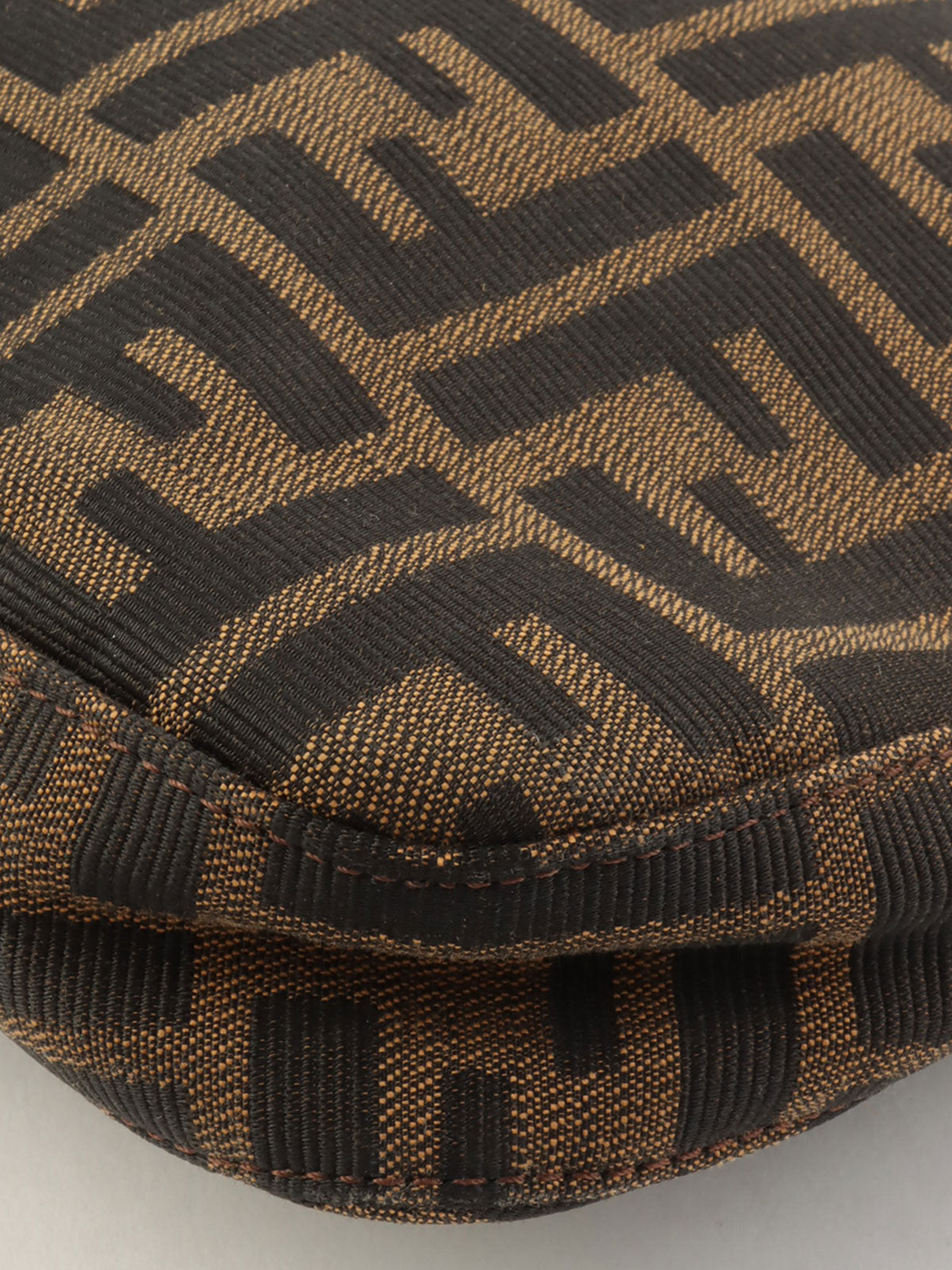 FF Zucca图案棕色单肩包