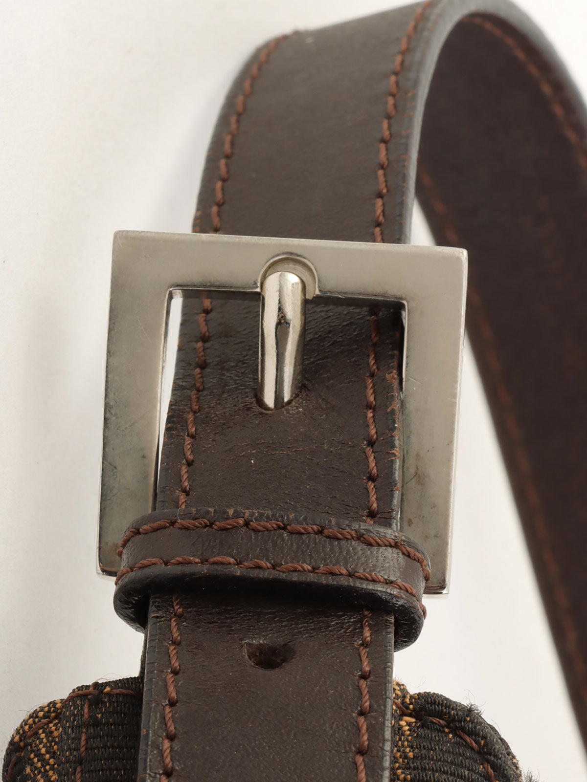 FF Zucca图案棕色单肩包