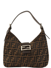 FF Zucca图案棕色单肩包