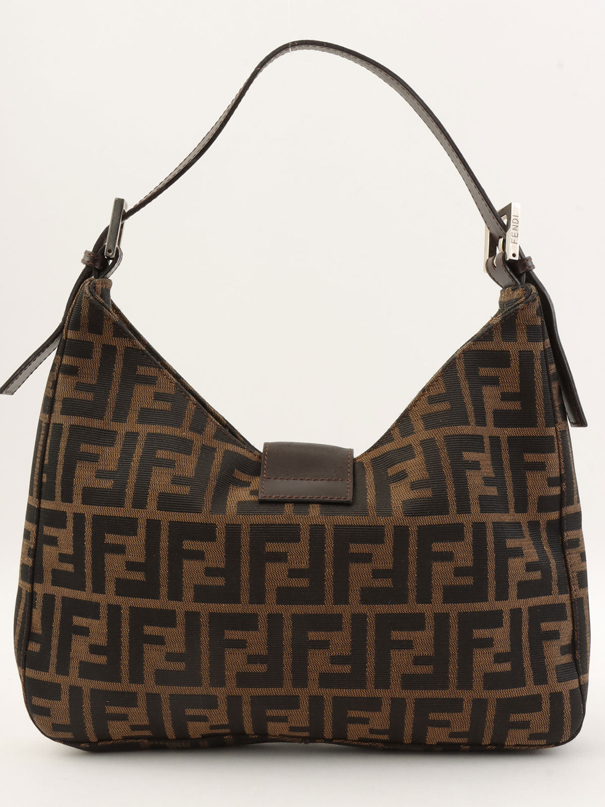 FF Zucca图案棕色单肩包