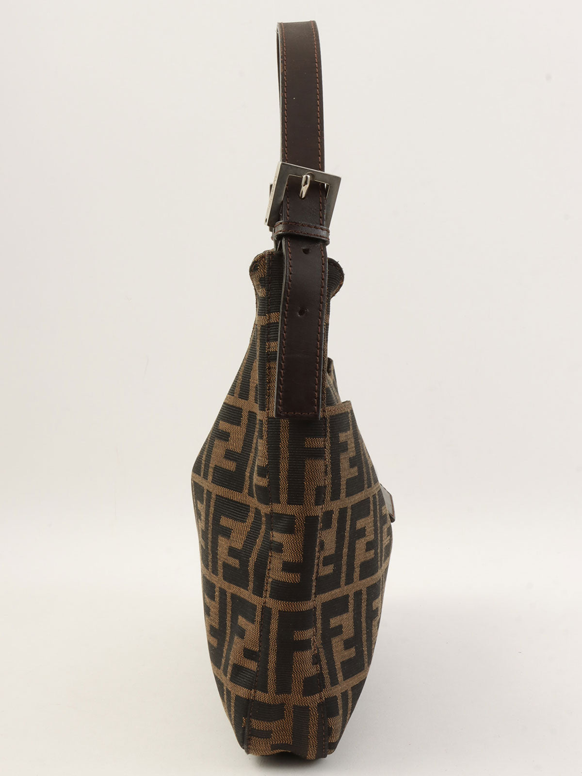 FF Zucca图案棕色单肩包