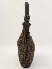 FF Zucca图案棕色单肩包