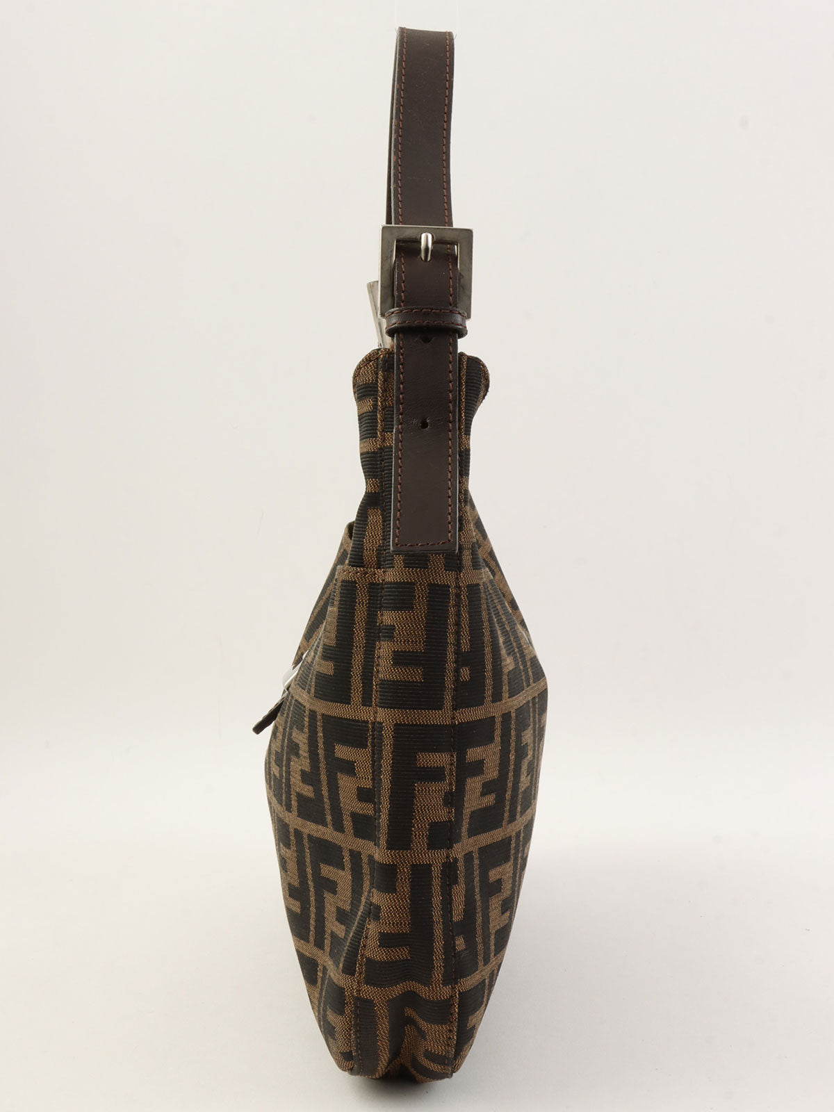 FF Zucca图案棕色单肩包