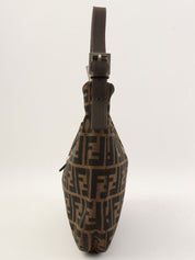 FF Zucca图案棕色单肩包