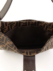 FF Zucca图案棕色单肩包
