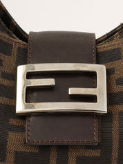 FF Zucca图案棕色单肩包